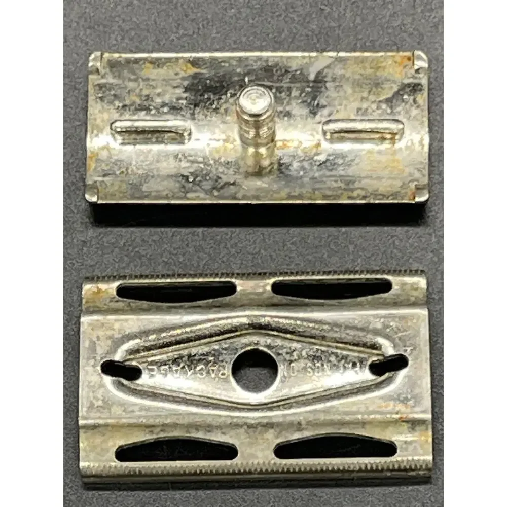 Vintage 1940's Fat Handle Gillette Double Edge Safety Razor *See Photos for Cond